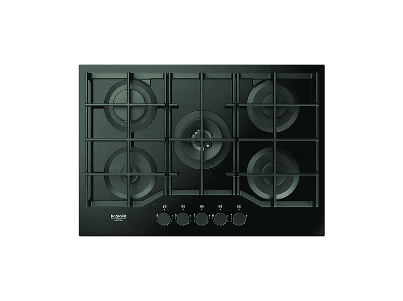 Placa de gas HOTPOINT en color Negro (mod. HAGS 72F/BK 1)