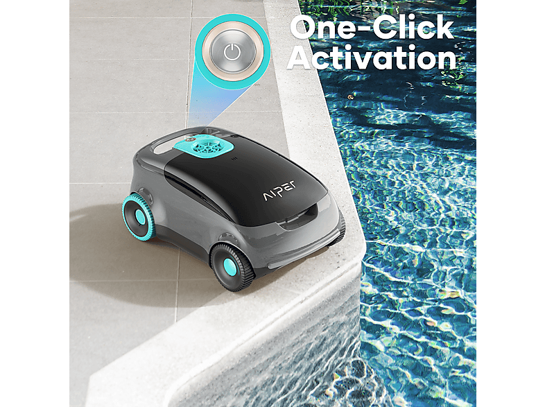Robot limpia piscinas AIPER en color Negro, 100 m², 10m Länge — foto 6