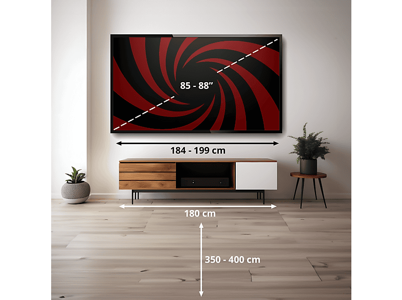 TV QD-Mini LED 85" TCL con UHD 4K en color Negro — foto 2