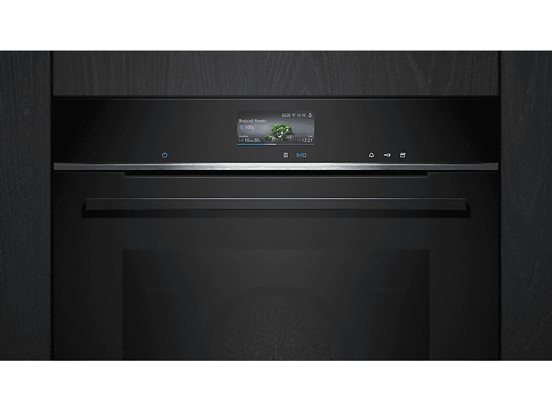 SIEMENS Horno a vapor Pirolítico (mod. iQ700 HR776G1B1) en color Negro — foto 2