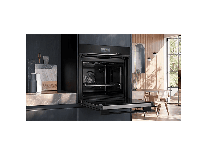 SIEMENS Horno a vapor Pirolítico (mod. iQ700 HR776G1B1) en color Negro — foto 4