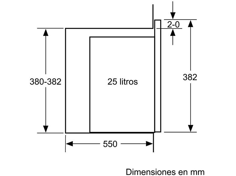 Microondas integrable BOSCH — 900W y 25 L — foto 12
