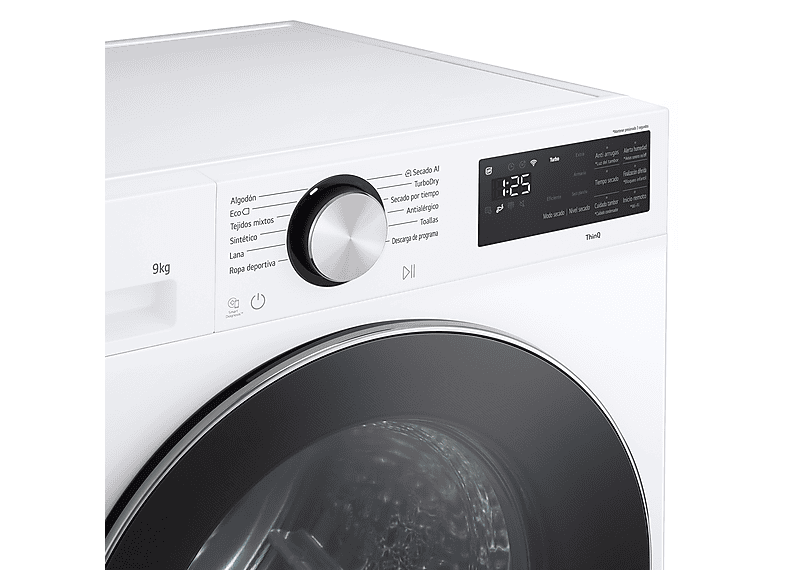 LG Secadora bomba de calor en color Blanco — 9 kg y 12 programas — foto 3