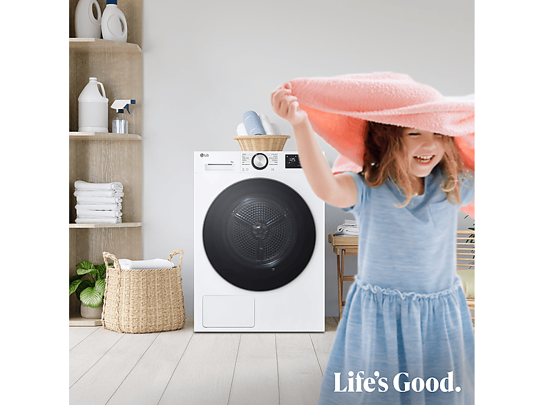 LG Secadora bomba de calor en color Blanco — 9 kg y 12 programas — foto 17