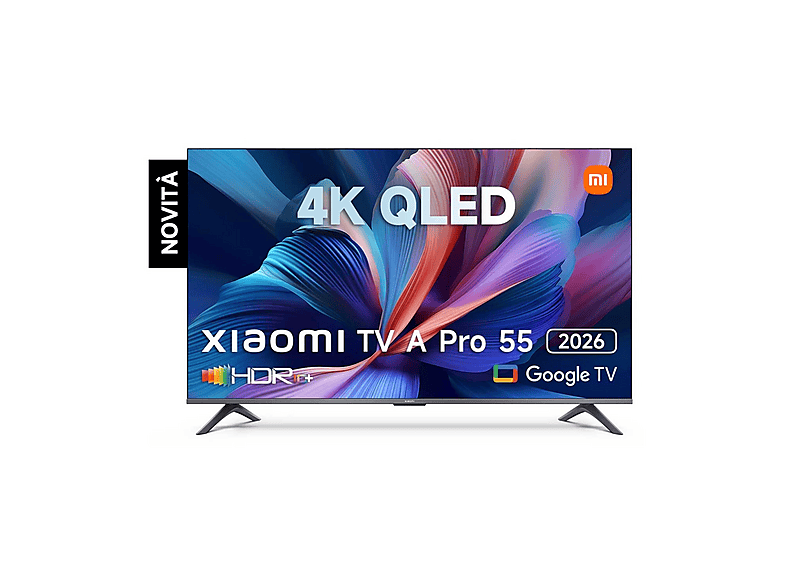 TV QLED 55" XIAOMI en color Negro (mod. 55 A PRO/QLED)