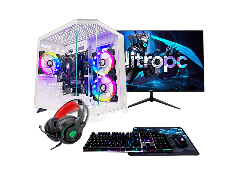 NITROPC Pack PC gaming AMD Ryzen 5 3400G (4 núcleos (mod. Pack Bronze)