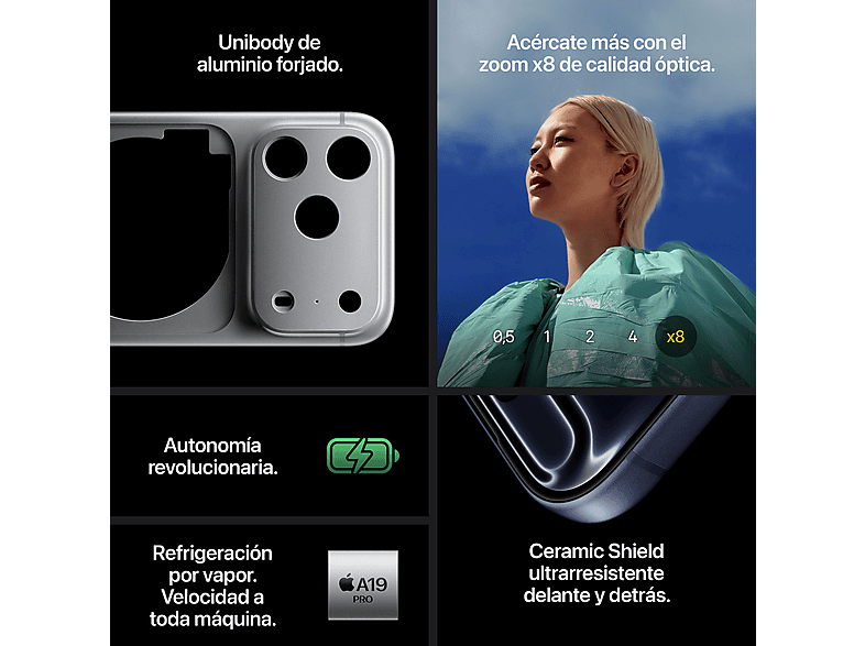 Smartphone APPLE en color Naranja cósmico de 256 GB — foto 6