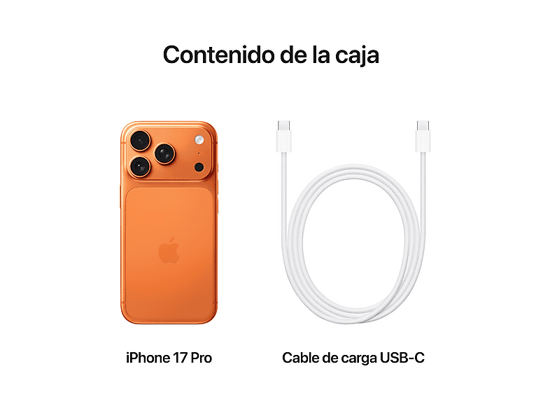 Smartphone APPLE en color Naranja cósmico de 256 GB — foto 8