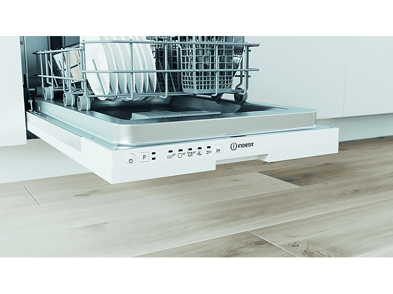 Lavavajillas integrable 45 cm INDESIT con 9 servicios en color Blanco — foto 5