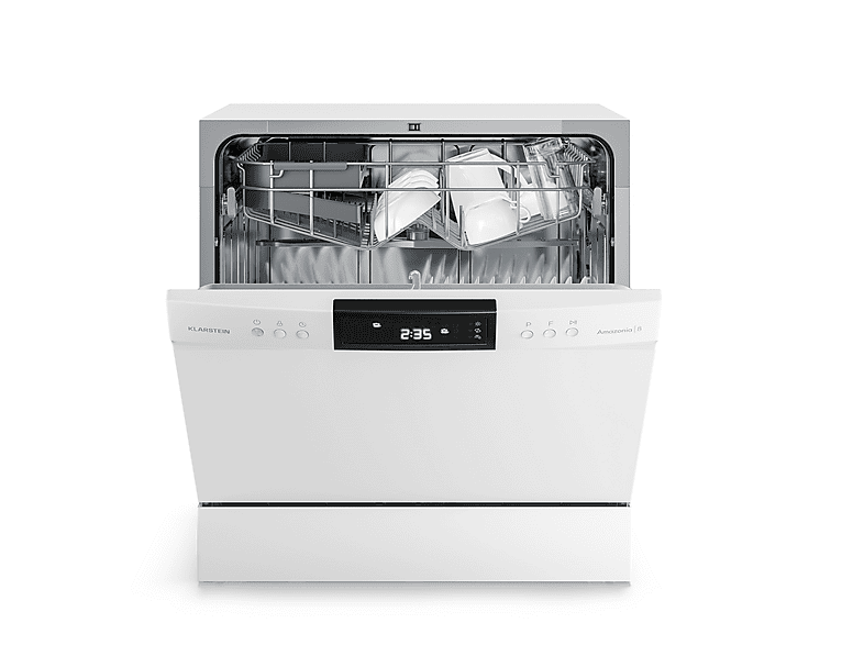 Lavavajillas compacto KLARSTEIN en color Blanco, 55 cm