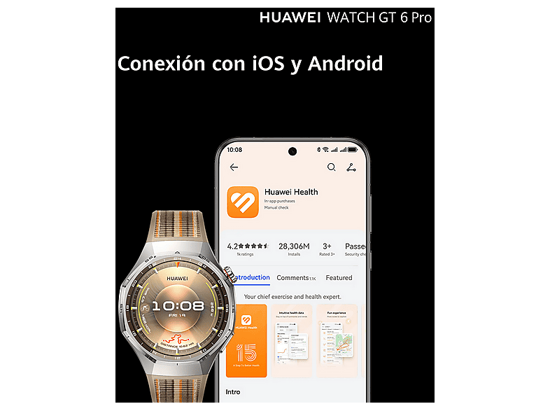 Smartwatch HUAWEI en color Negro de 46mm — foto 7