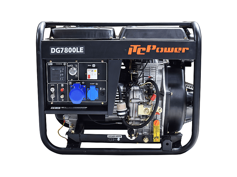 Generador eléctrico ITC POWER en color Negro, 14 L