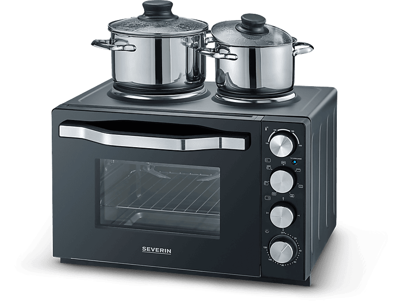 Horno de sobremesa SEVERIN con 2500 W en color negro