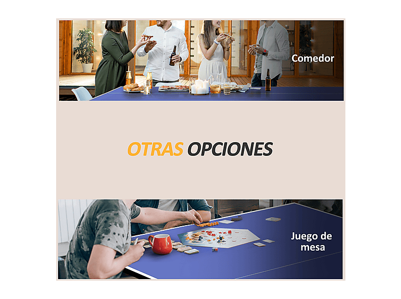 Mesa de ping pong SPORTNOW, Tamaño Estándar — foto 5