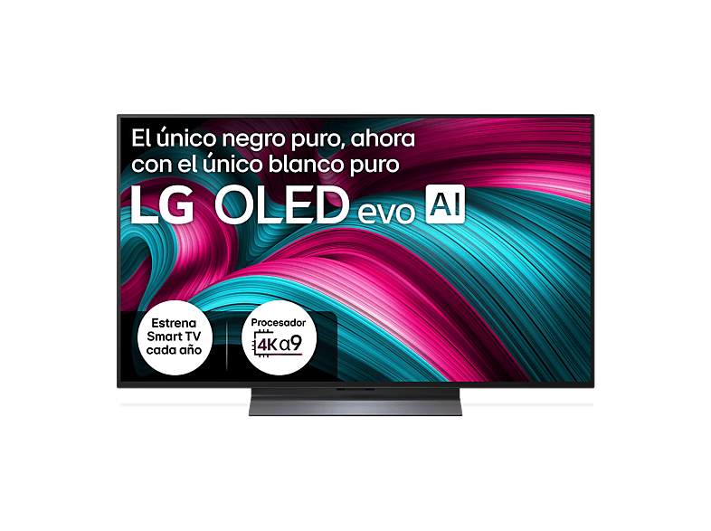 LG TV OLED 48" en color Negro — OLED 4K y Procesador Inteligente α9 AI Processor 4K Gen8