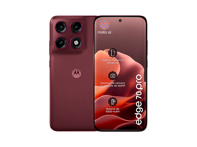 MOTOROLA Móvil 512GB (mod. edge 70 pro) en color Zinfandel — foto 2