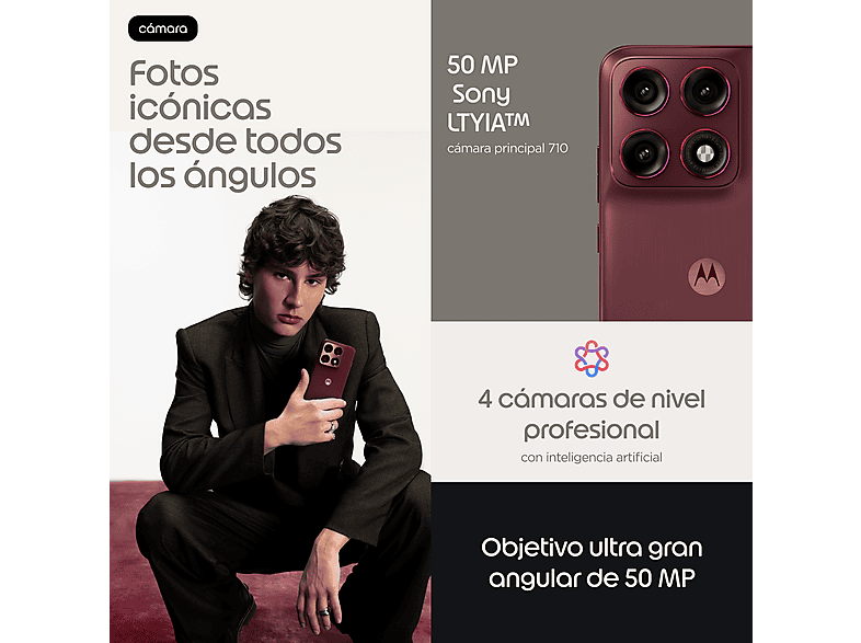 MOTOROLA Móvil 512GB (mod. edge 70 pro) en color Zinfandel — foto 8