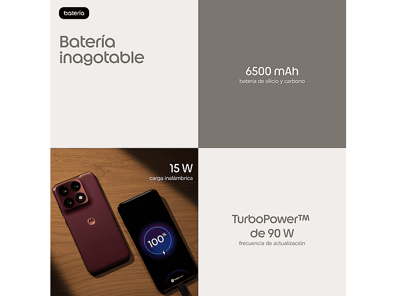 MOTOROLA Móvil 512GB (mod. edge 70 pro) en color Zinfandel — foto 9