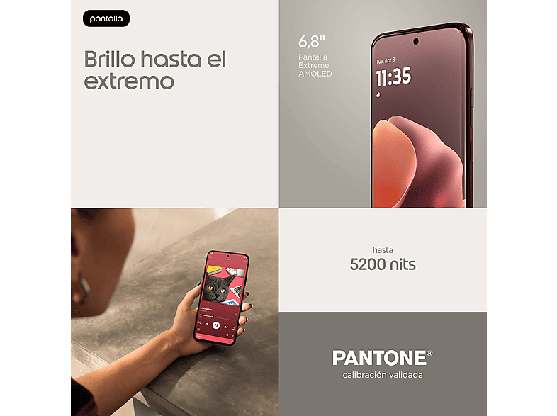 MOTOROLA Móvil 512GB (mod. edge 70 pro) en color Zinfandel — foto 11