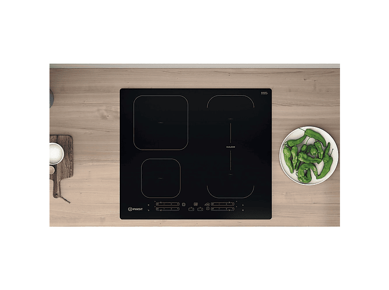Placa de inducción INDESIT con 4 zonas en color Negro — foto 4