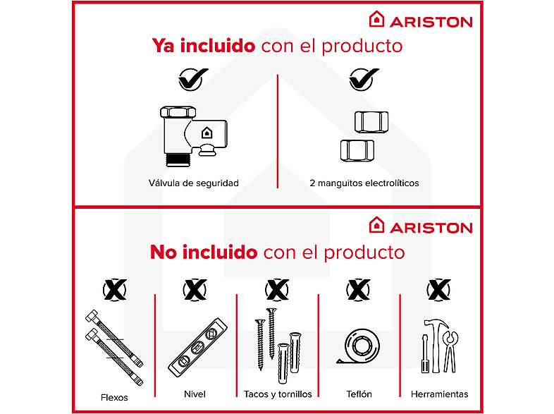 ARISTON Termo Eléctrico 25 l en color Blanco — foto 8