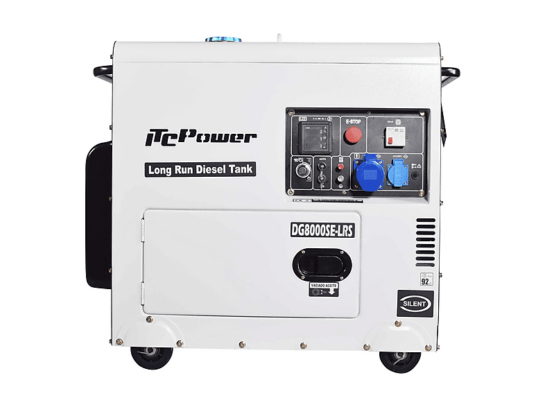 Generador eléctrico ITC POWER con 28 L en color Blanco