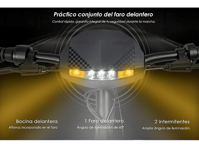 KUKIRIN Patinete eléctrico en color negro — negro (Ref. 178437850) y 25 km/h — foto 8