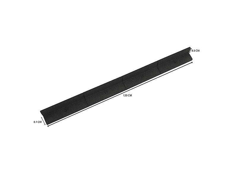 Borde de jardín flexible MONSTERSHOP en color Negro (mod. Flexible) — foto 5
