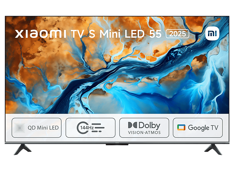 XIAOMI TV Mini LED 55" UHD 4K (mod. S Mini 55 2025) en color Gris cepillado