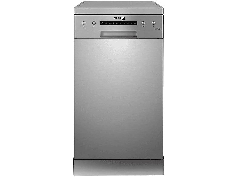 FAGOR Lavavajillas libre instalación 45 cm en color Inox — 10 servicios y 6 programas