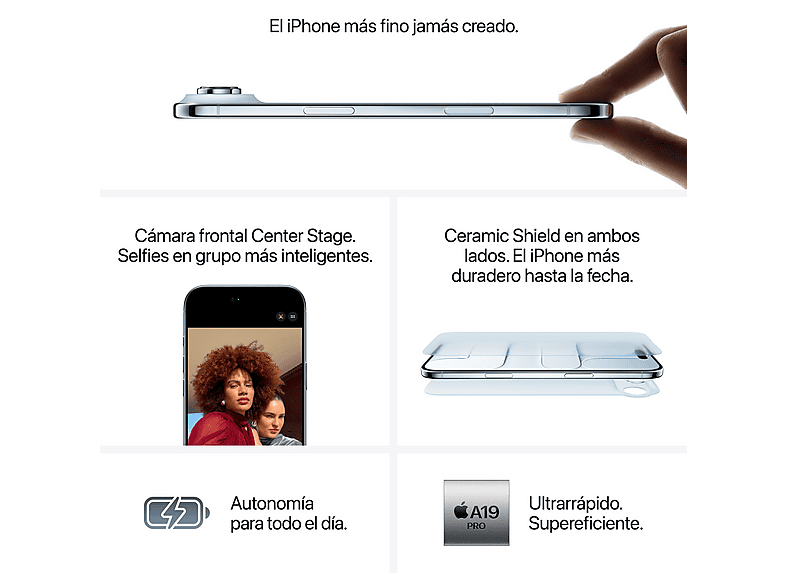 Smartphone APPLE en color Azul cielo de 1 TB — foto 6
