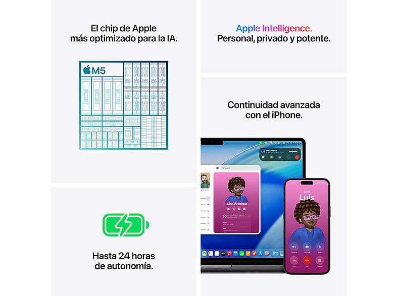 Portátil APPLE con Chip M5 en color Negro espacial — foto 8