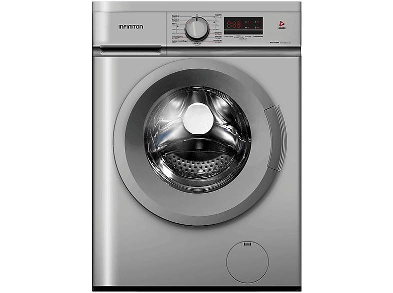 INFINITON Lavadora carga frontal en color Inox (mod. WM-D61DPE) — foto 1