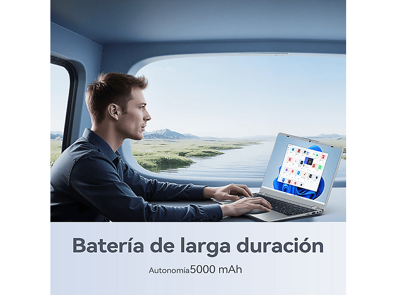 VANWIN Portátil 15,6 " Full-HD en color plata — foto 7