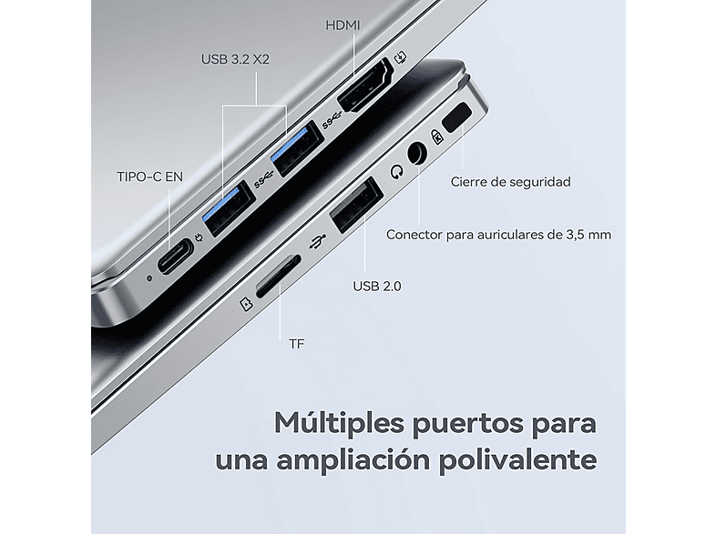 VANWIN Portátil 15,6 " Full-HD en color plata — foto 8