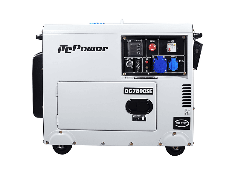 Generador eléctrico ITC POWER en color Blanco, 12 L