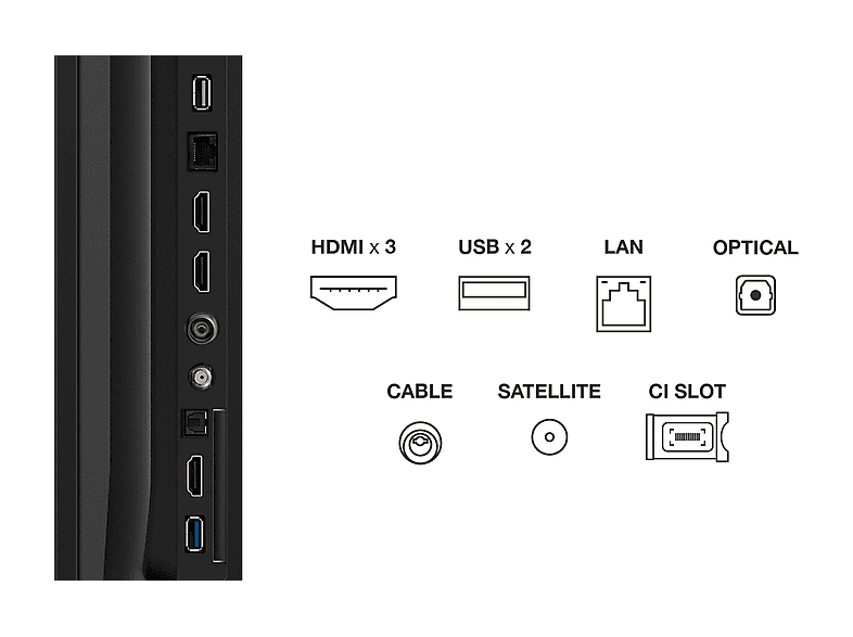 TV LED 43" TCL en color Negro, UHD 4K — foto 7