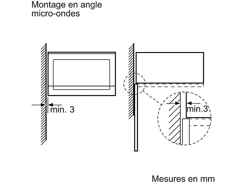 Microondas integrable BOSCH en color Blanco de 800 W — foto 5