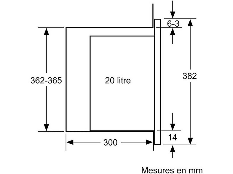Microondas integrable BOSCH en color Blanco de 800 W — foto 7