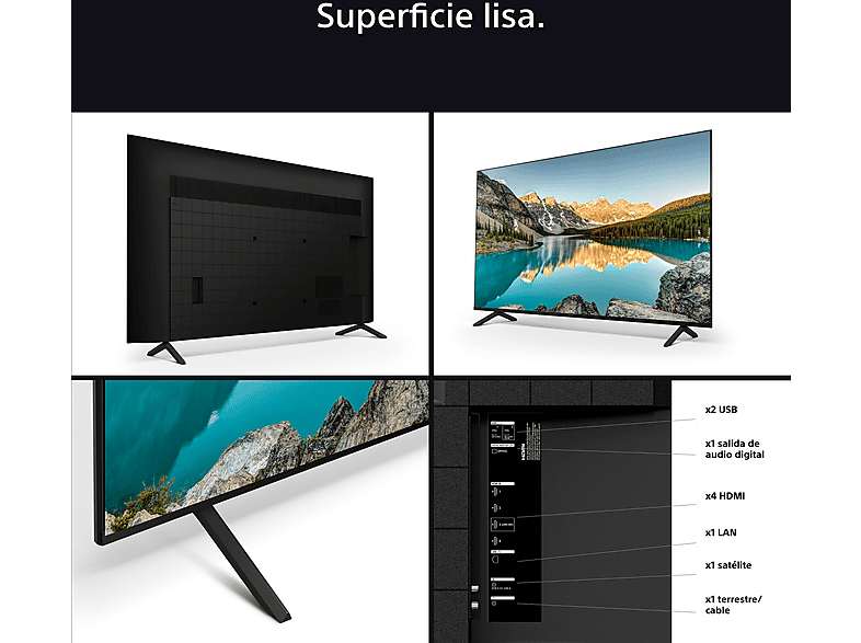 SONY TV LED 75" Direct LED (mod. Bravia 3) en color Negro — foto 9