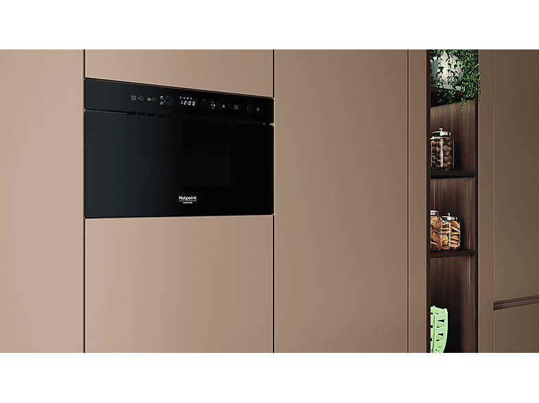 Microondas integrable HOTPOINT en color Negro de 4 potencia — foto 4