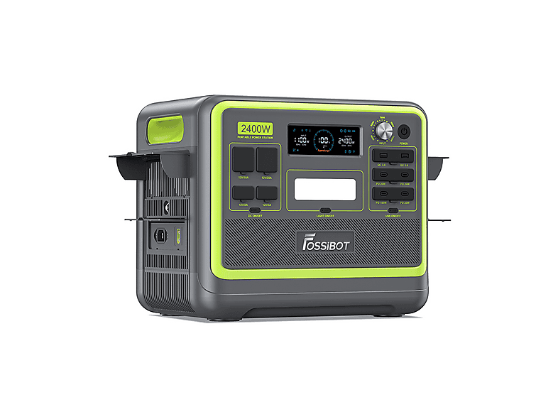 FOSSIBOT Estación de energía portátil 2048 Wh (mod. F2400) en color Verde