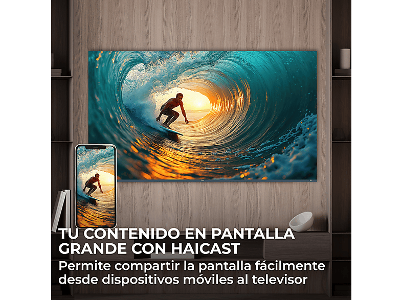 TV Mini-LED 100" HAIER con 4K en color Negro — foto 20