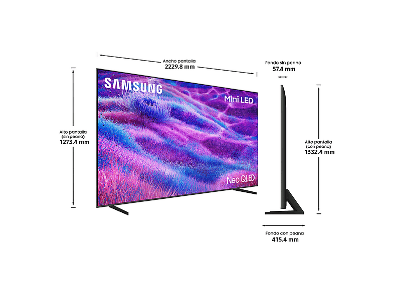 SAMSUNG TV Neo QLED 75" UHD 4K en color Gris — foto 9