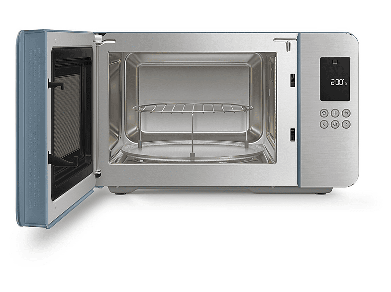 Microondas con grill SMEG en color Azul tormenta mate — foto 3
