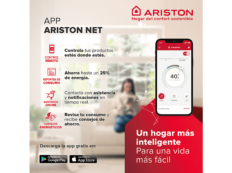 Termo Eléctrico ARISTON — 100 l y Electrónico — foto 4