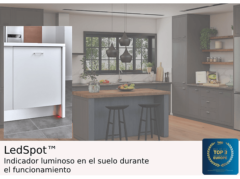 Lavavajillas integrable BEKO con 10 servicios en color Sin panelar — foto 7