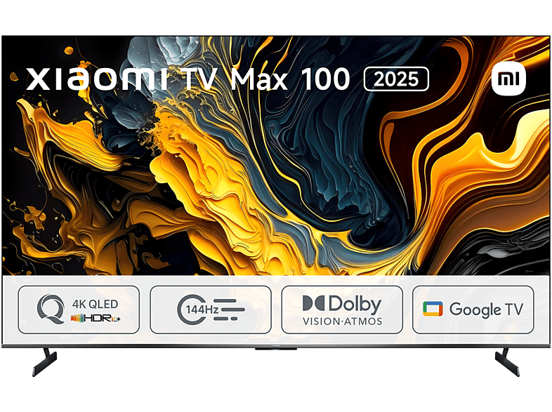 TV QLED 100" XIAOMI en color Gris oscuro (mod. 100P. MAX /QLED/120HZ)
