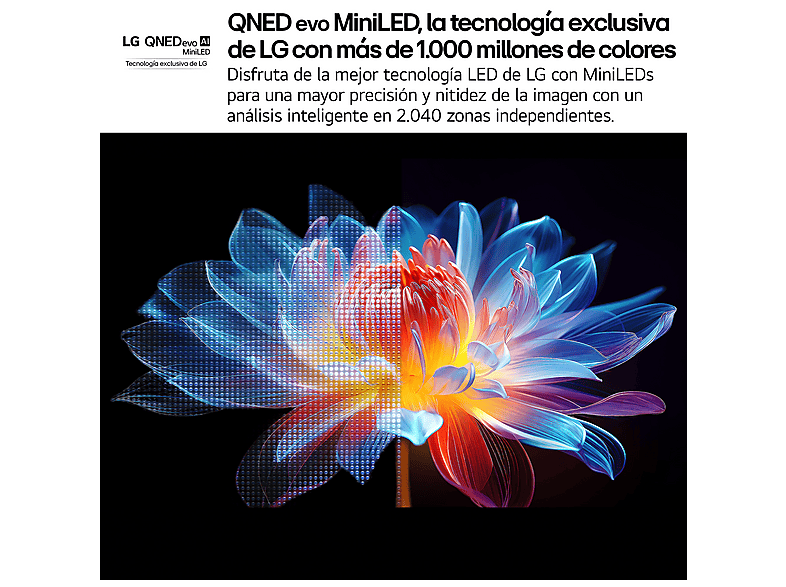 LG TV QNED MiniLED 65" en color Negro — foto 5