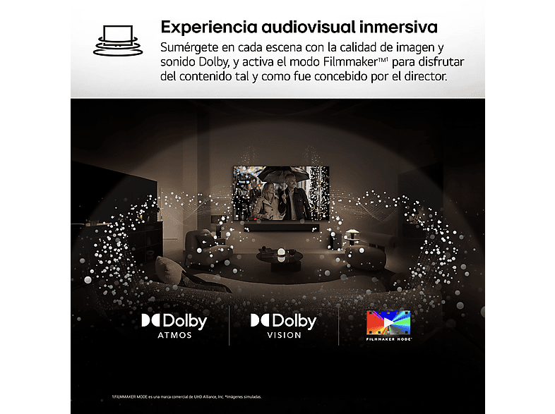 LG TV QNED MiniLED 65" en color Negro — foto 9
